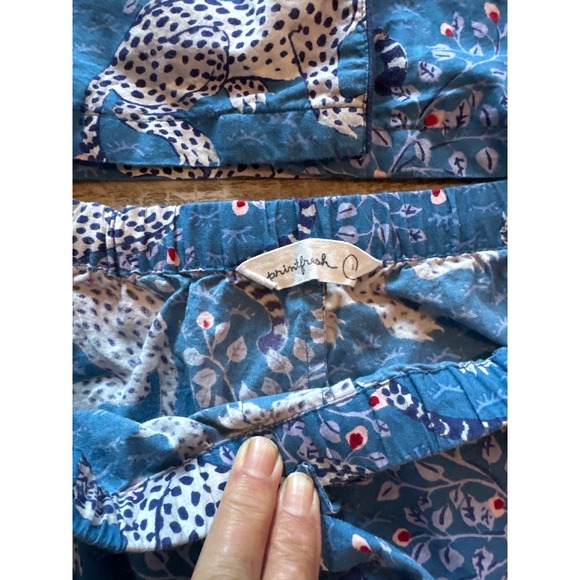 PRINTFRESH SHORT SLEEVE BAGHEERA PAJAMA SET L BLUE/ INK - Picture 10 of 10